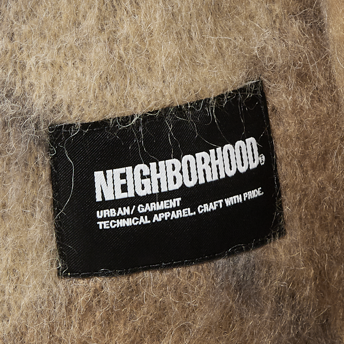 Neighborhood Argyle Pattern Mohair Sweater bruin 80970 6