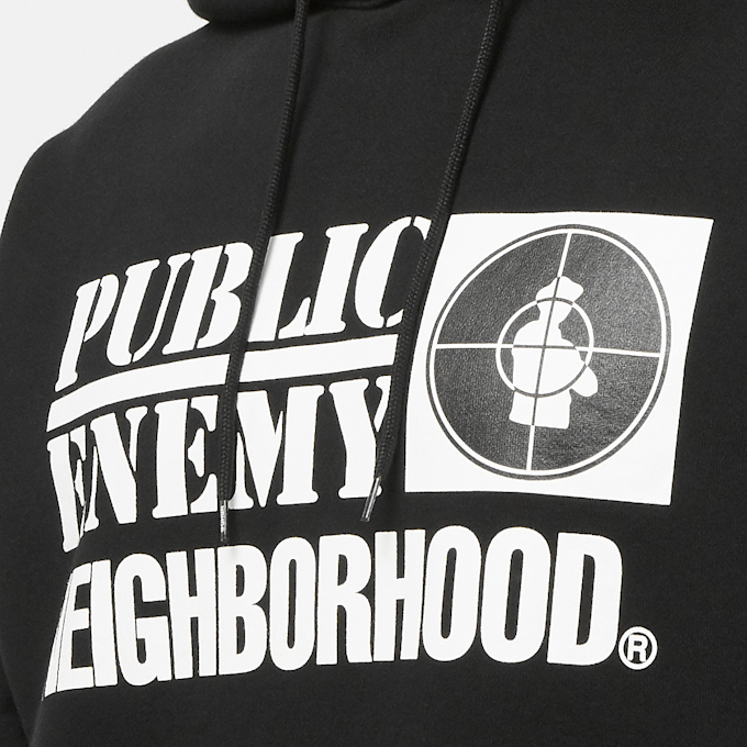 Neighborhood x Public Enemy Hoodie schwarz 80986 5
