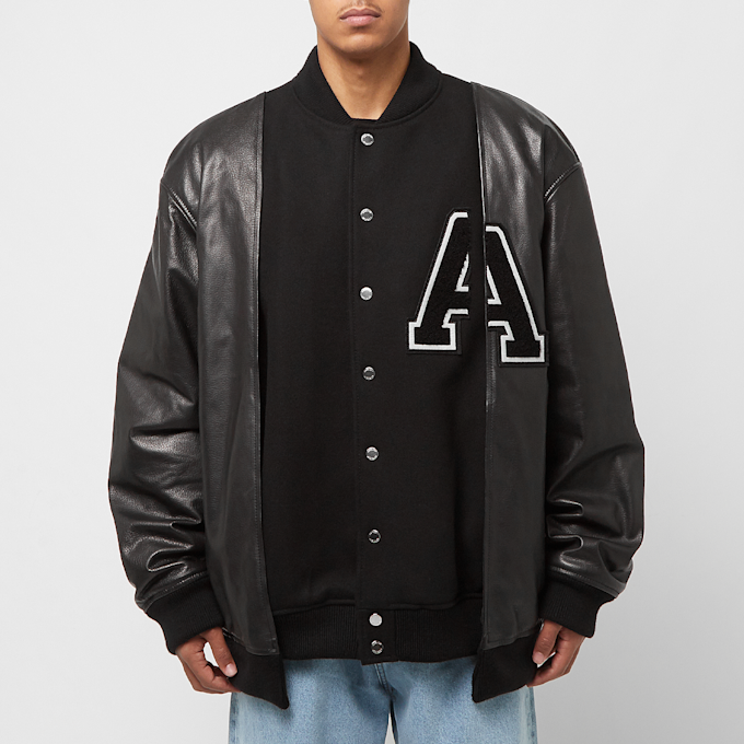 Ambush A Patch Varsity Jacket black 81092 2