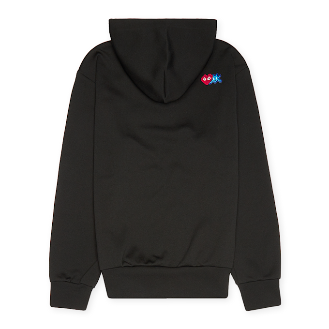 Comme des Garcons Play x The Artist Invader Hooded Zip Sweatshirt schwarz 81359 1