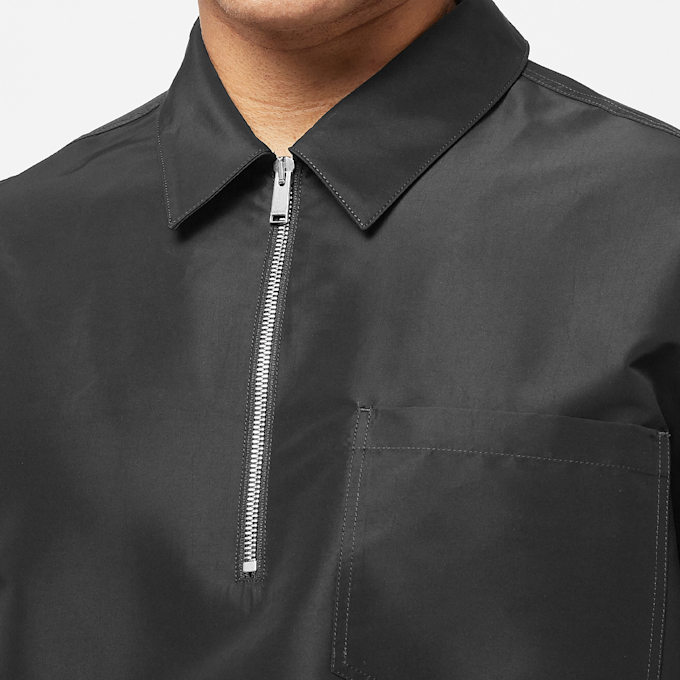 Heron Preston Ex-Ray Nylon Zip Shortsleeve Shirt zwart 82465 5