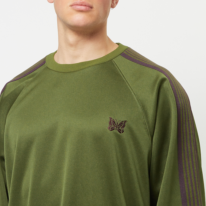 Needles Track Crew Neck Shirt - Poly Smooth groen 82634 5