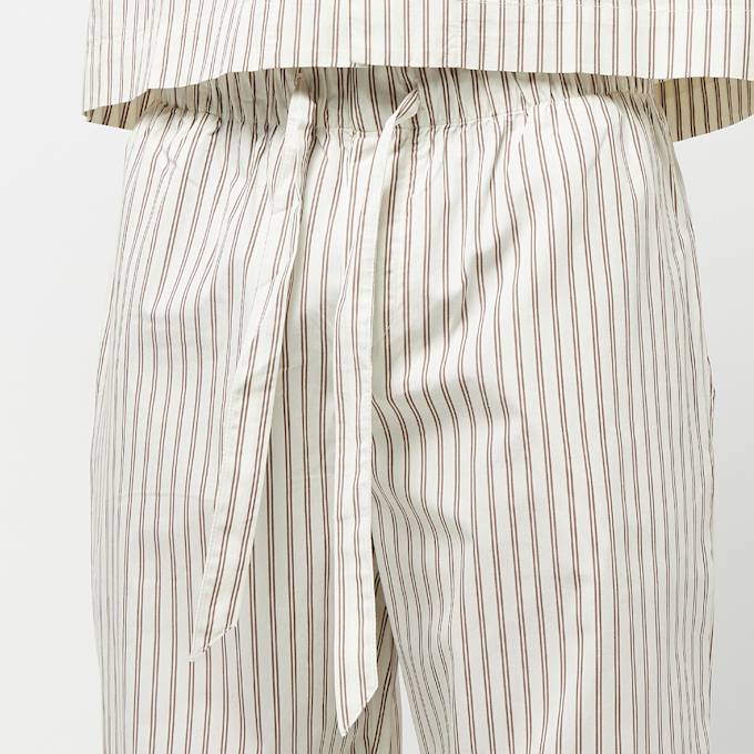 Tekla Corinth Stripes Pants beige 82682 5