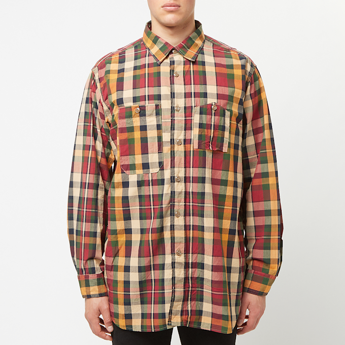 Engineered Garments Work Shirt Olive Cotton Ripstop multi-colour 82747 2