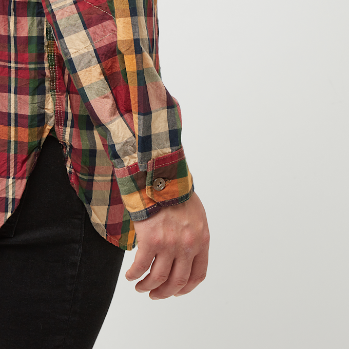 Engineered Garments Work Shirt Olive Cotton Ripstop multi-colour 82747 6