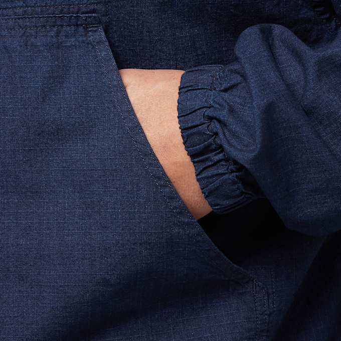 Beams Plus MIL Smock Indigo Rip Stop blauw 82884 6