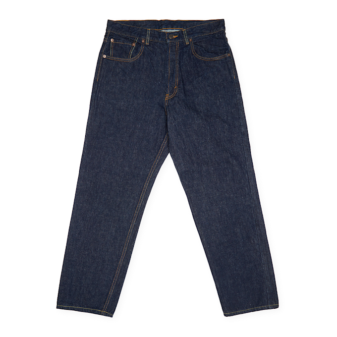 Beams Plus 5 Pocket Wide Denim blue 82883 1