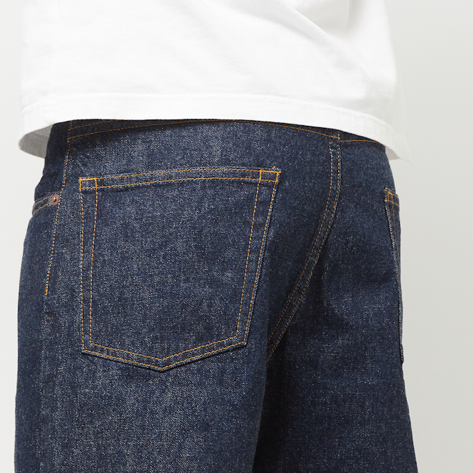 Beams Plus 5 Pocket Wide Denim blauw 82883 6