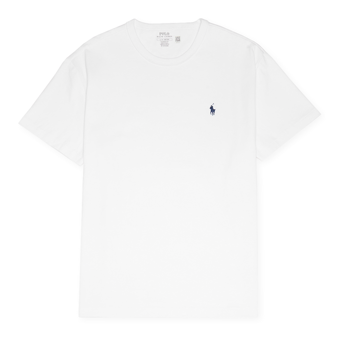 Polo Ralph Lauren Custom Slim Fit Jersey Crewneck T-Shirt weiß 82938 1