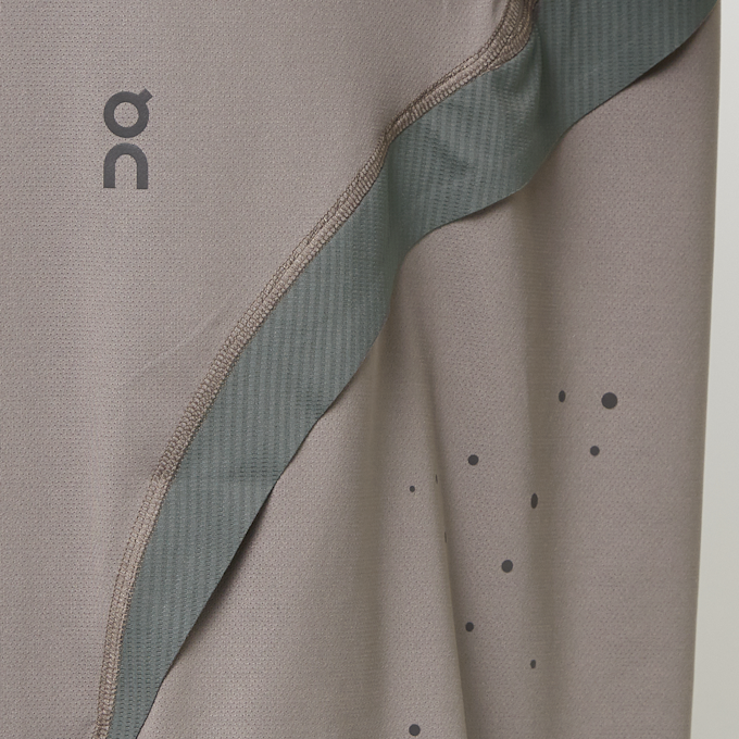 On x PAF Running T-Shirt grey 83095 8