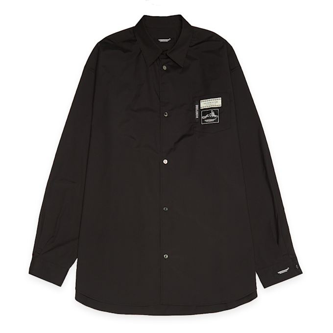 UNDERCOVER Overshirt Blouse schwarz 83506 1