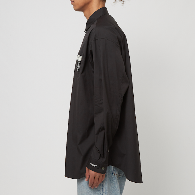 UNDERCOVER Overshirt Blouse schwarz 83506 3