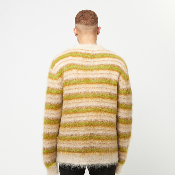 Marni V- Neck Longsleeve Cardigan Slitriped beige 83717 4