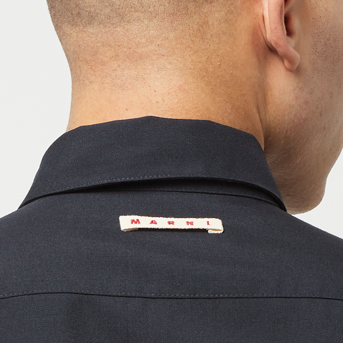 Marni Wool Shirt blauw 83723 6