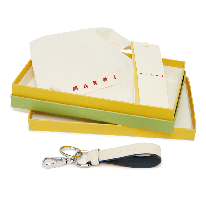 Marni Key Holder white beige 83733 4