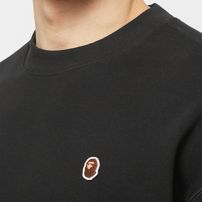 A Bathing Ape Head One Point Crewneck black 83797 5