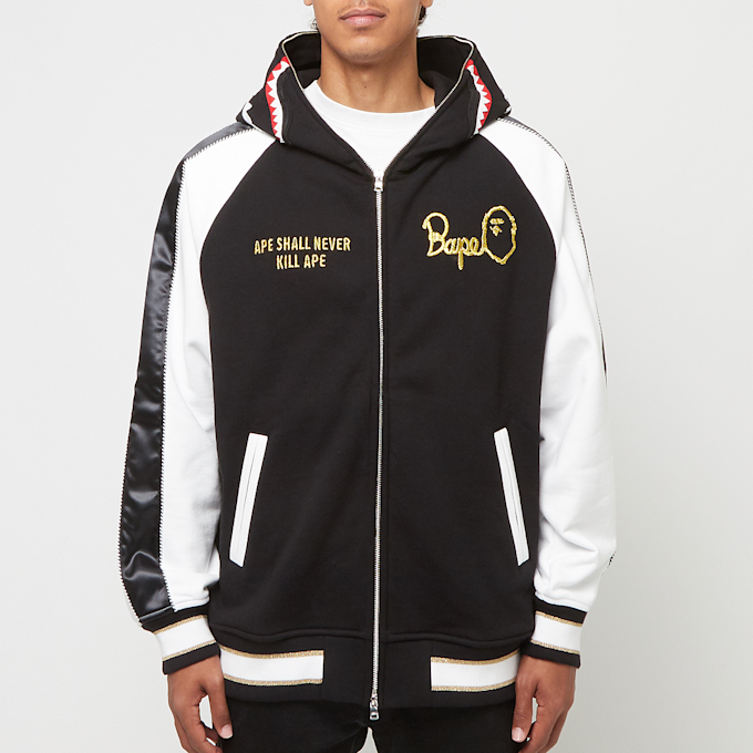 A Bathing Ape Souvenir Shark Zip Hoodie zwart 83816 2