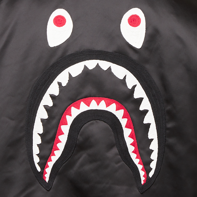A Bathing Ape Shark MA-1 black 83823 6