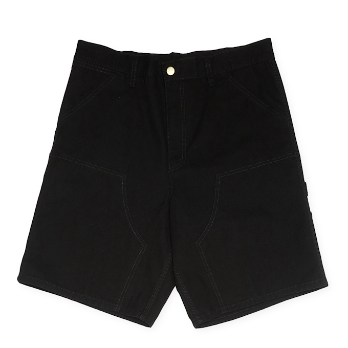 Carhartt WIP Double Knee Short Marshall Canvas zwart 83875 1