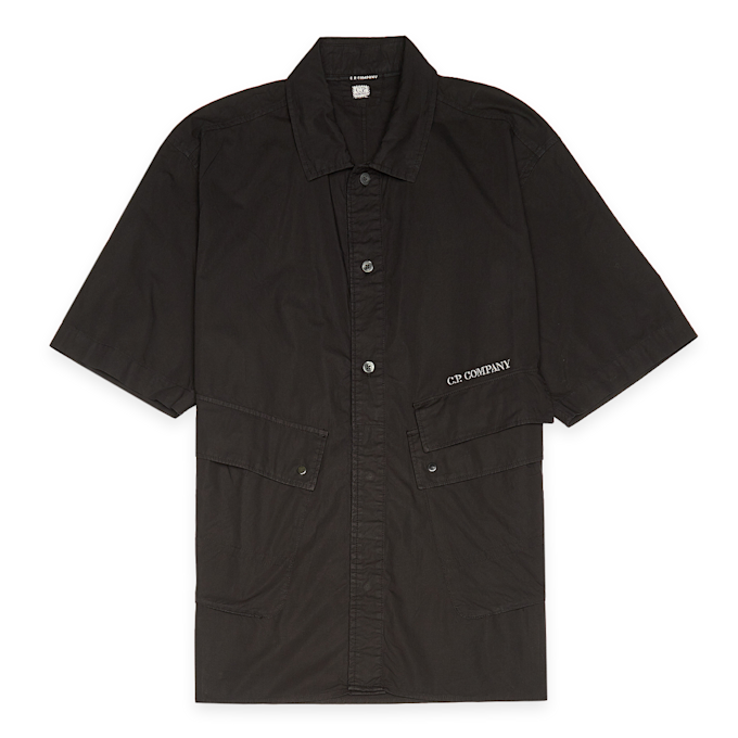 C. P. Company Popeline Pocket Shirt schwarz 84001 1