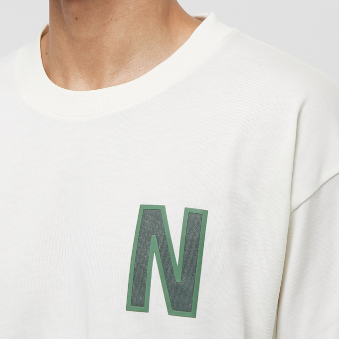 Norse Projects Simon Loose Organic Heavy Jersey Large N T-Shirt beige 84012 5