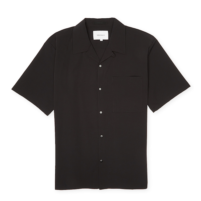 Norse Projects Carsten Travel Light Shirt schwarz 84044 1