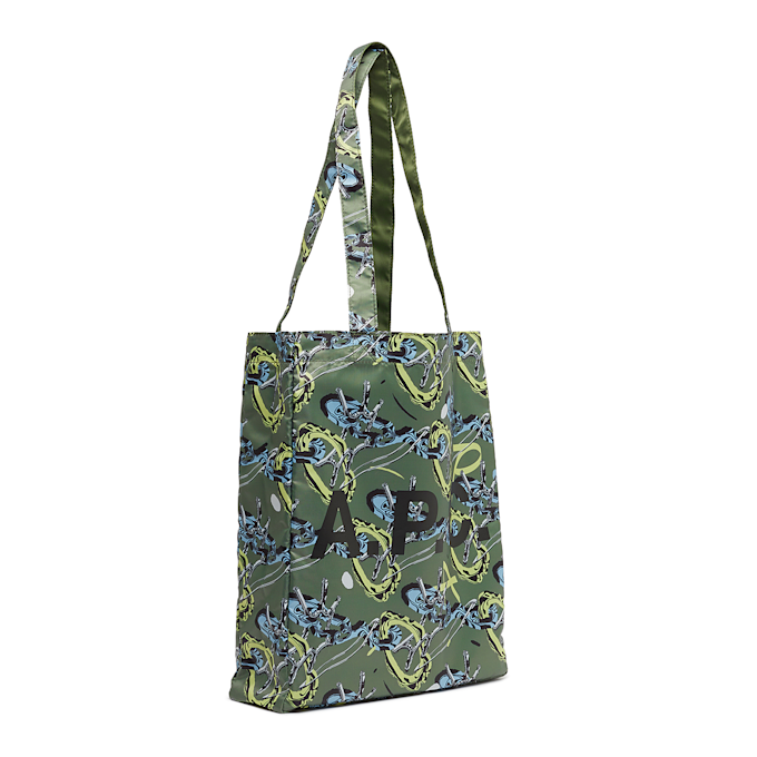 A.P.C. Lou Reversible Tote green 84068 2