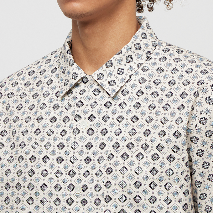 A.P.C. Lloyd Short Sleeve Shirt beige 84085 5