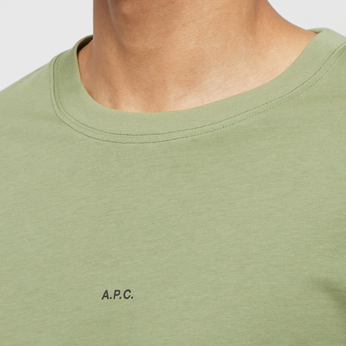 A.P.C. T-Shirt Kyle groen 84100 5