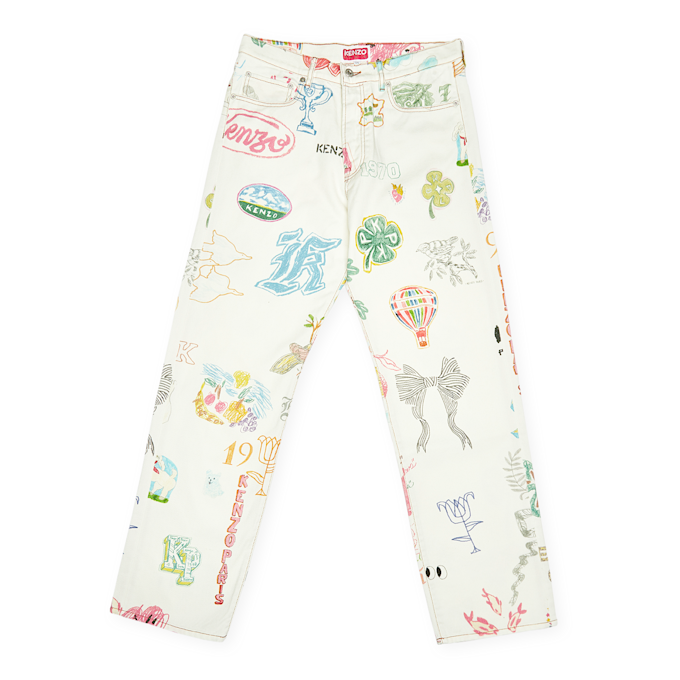 Kenzo Denim Pants multicolor 84152 1