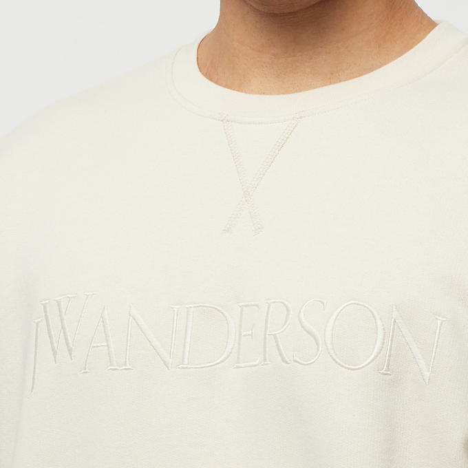 J. W. Anderson Logo Embroidery Sweatshirt beige 84340 5