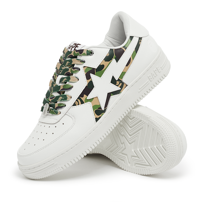 A Bathing Ape Wmns Sta ABC Camo Cutout L green 84406 7