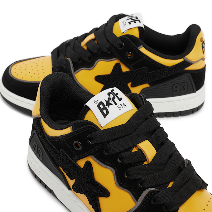 A Bathing Ape Wmns Bape Sk8 Sta #4 L yellow 84410 6