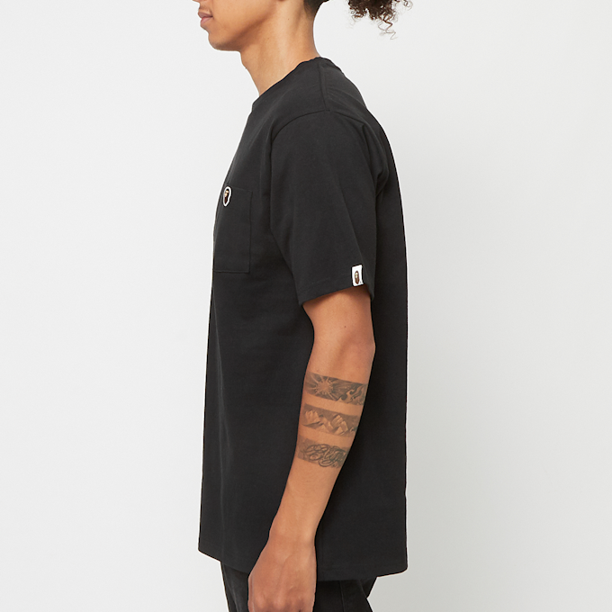 A Bathing Ape One Point Garment Dyed Pocket T-Shirt black 84415 3