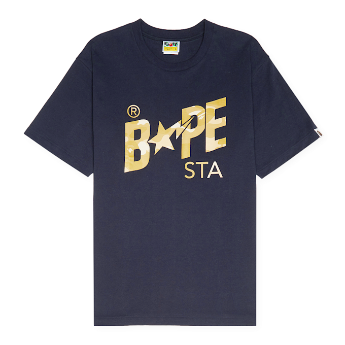 A Bathing Ape Color Camo Bape Sta Logo Tee M blue 89953 1