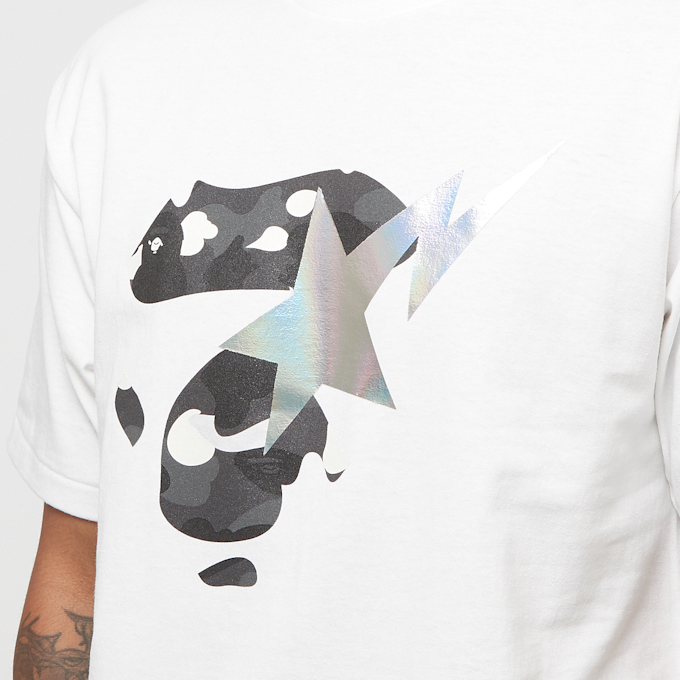 A Bathing Ape City Camo Ape Face Sta T-Shirt weiß 86731 5