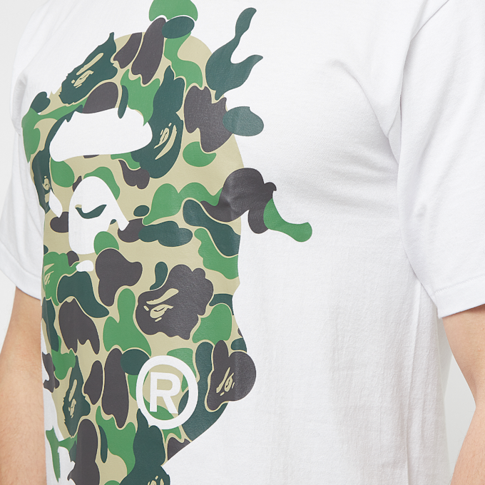 A Bathing Ape ABC Camo Rebuild Big Ape Head Tee weiß 86734 5