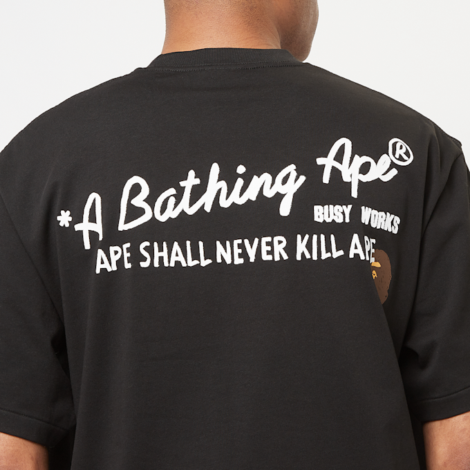 A Bathing Ape Hand Draw BAPE Tee black 89958 6