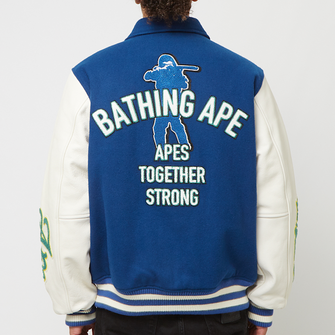 A Bathing Ape Varsity Jacket blauw 84739 4
