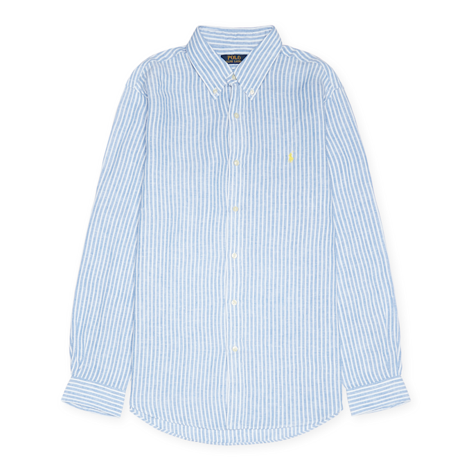 Polo Ralph Lauren Long Sleeve-Sport Shirt (Linen) blau 84762 1