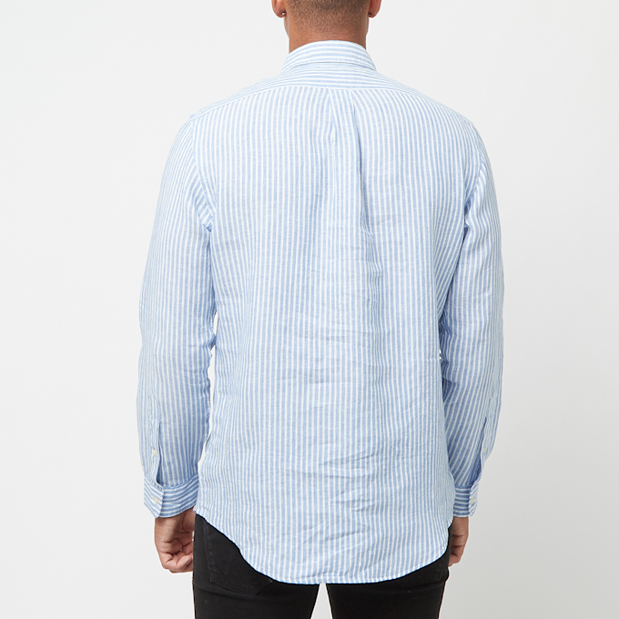 Polo Ralph Lauren Long Sleeve-Sport Shirt (Linen) blau 84762 4