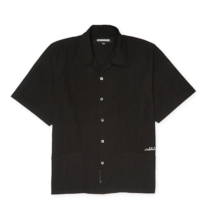 Neighborhood Guayabera Vacation Shirt black 89568 1