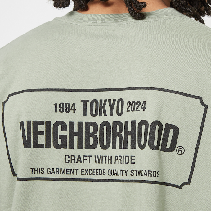 Neighborhood 1 Logo Printed T-Shirt green 84941 5