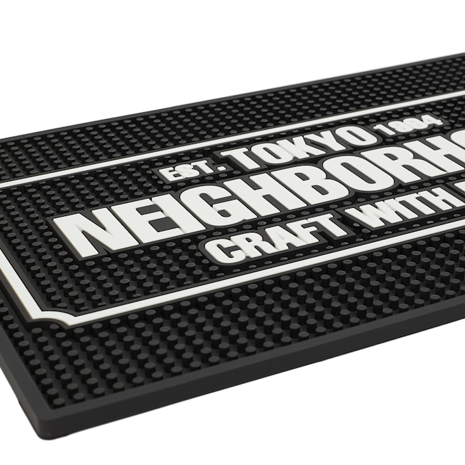 Neighborhood Logo Bar Mat schwarz 90793 2