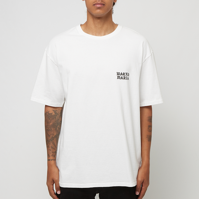 Wacko Maria Washed Heavyweight Crewneck T-Shirt weiß 84945 2