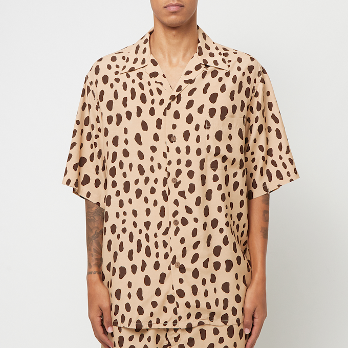 Wacko Maria Hawaiian Shirt S/S ( Type-2 ) beige 90655 2