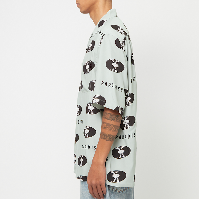 Wacko Maria Hawaiian Shirt S/S ( Type-4 ) green 89571 3