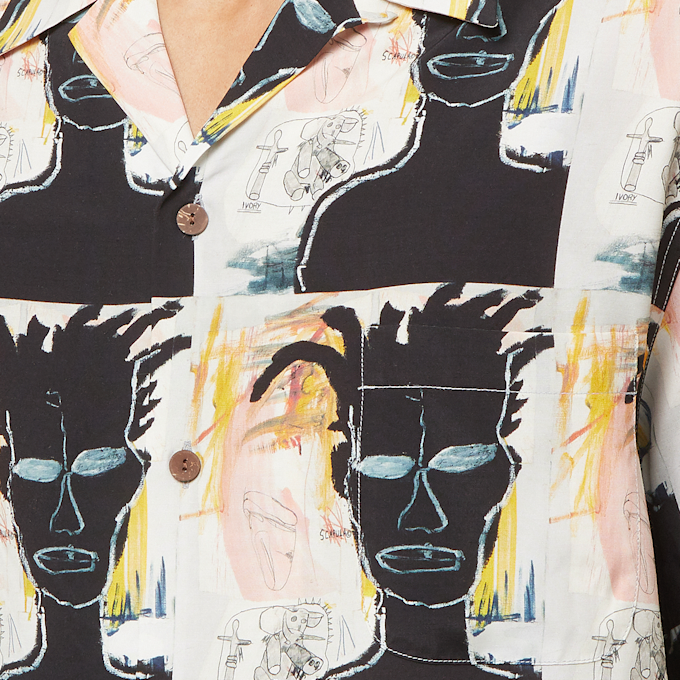 Wacko Maria Jean- Michael Basquiat / S/S Hawaiian Shirt ( Type-3 ) multi-colour 84947 5