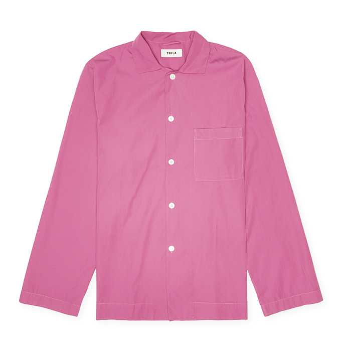 Tekla Long Sleeve Shirt Pink 89572 1