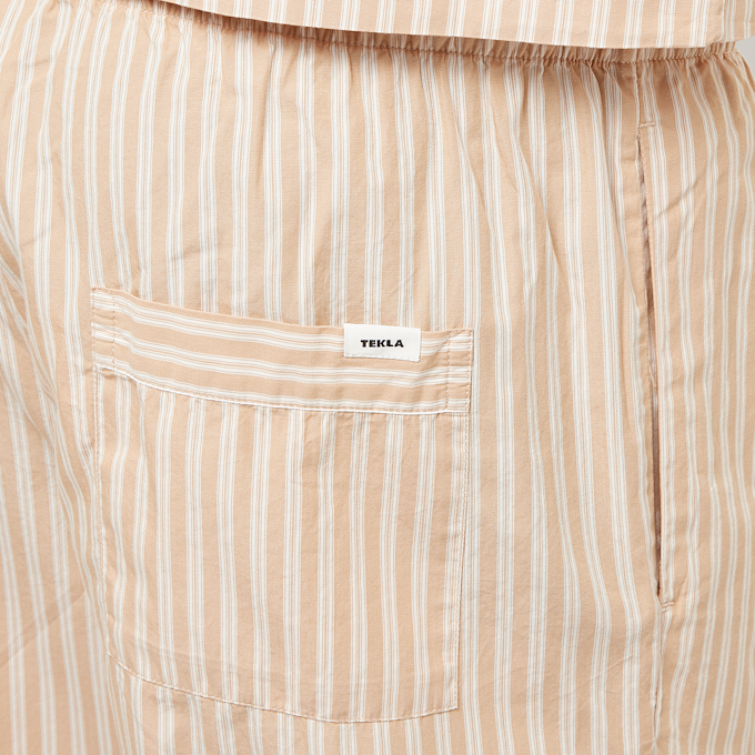 Tekla Corinth Stripes Pants beige 86862 5